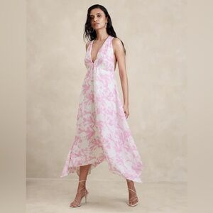 Banana Republic European Linen Maxi Dress